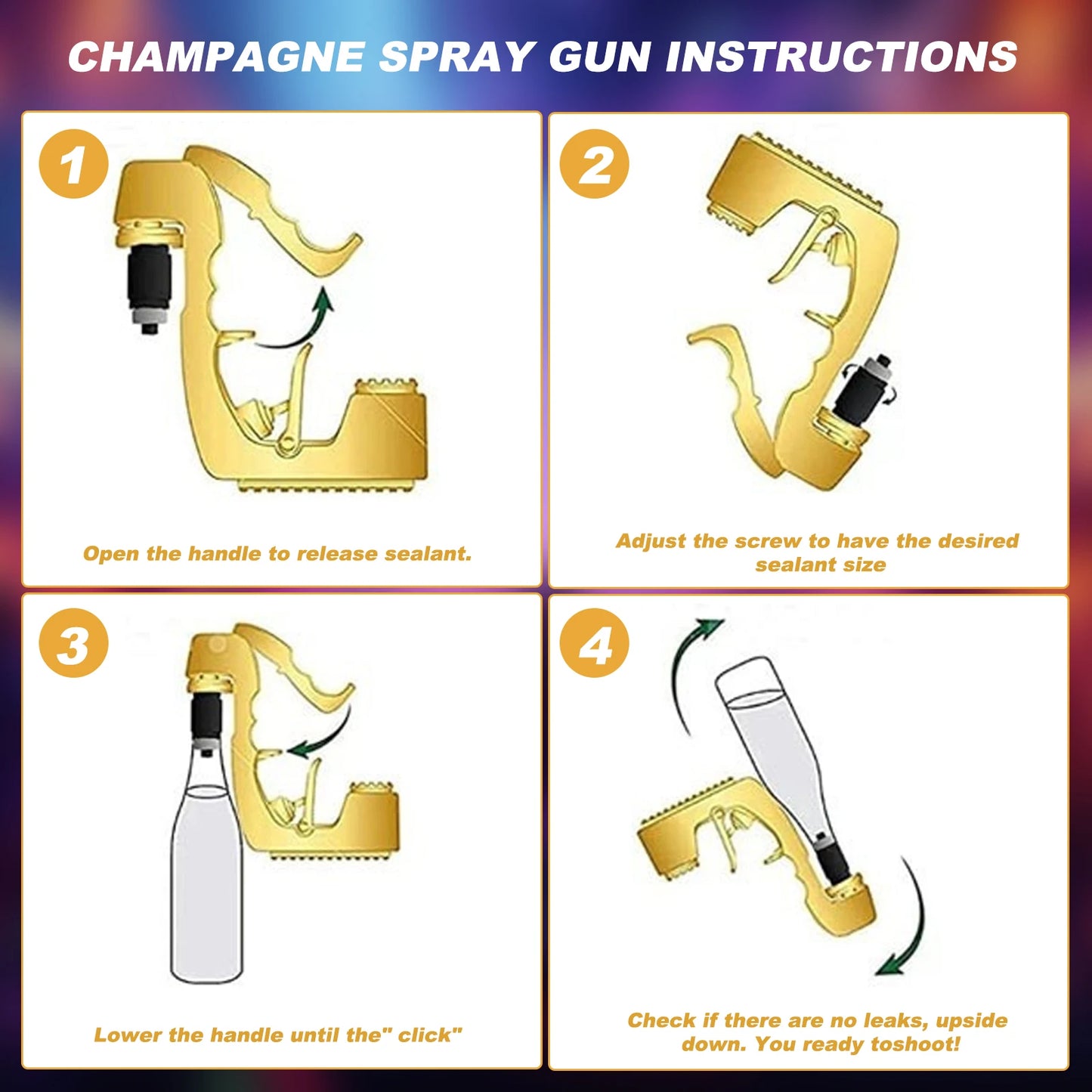 Champagne Gun for parties.