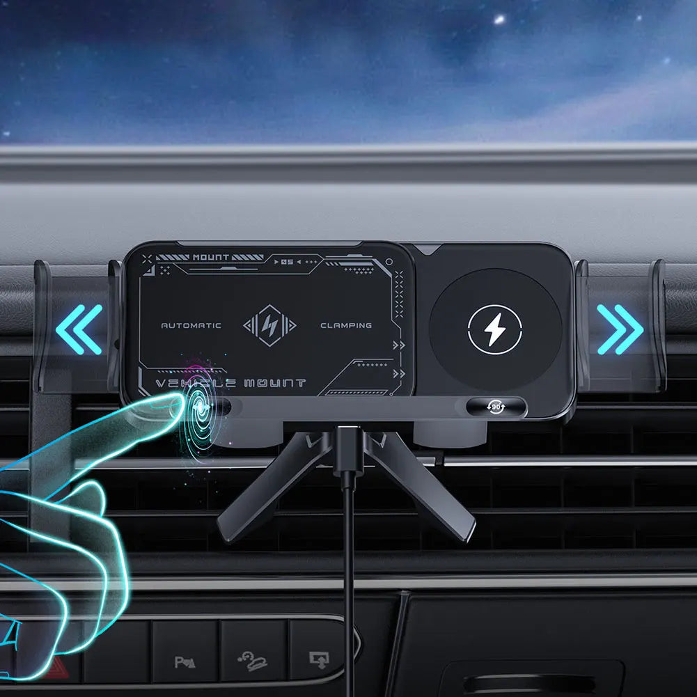 2 in 1 Auto Rotating Phone Holder