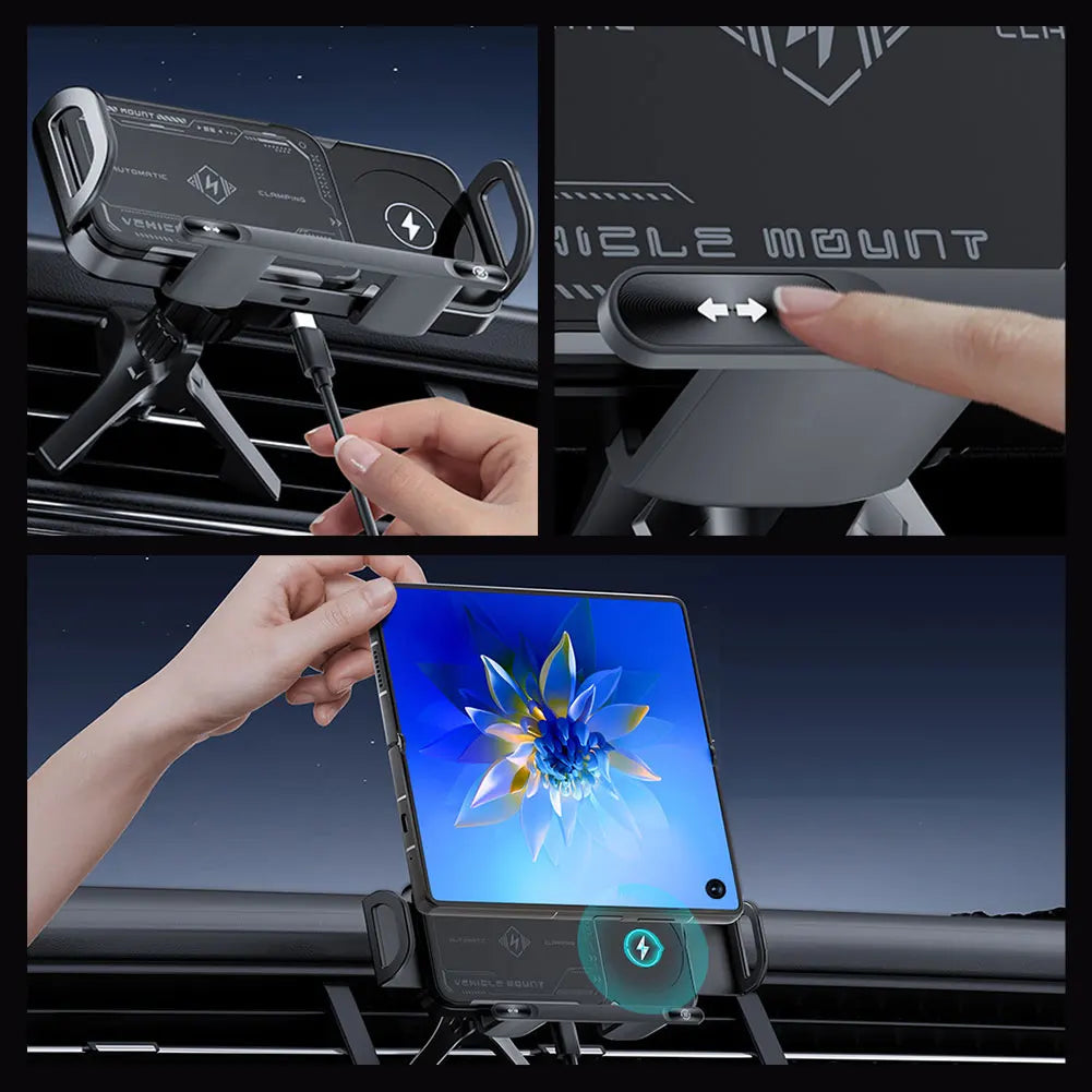2 in 1 Auto Rotating Phone Holder