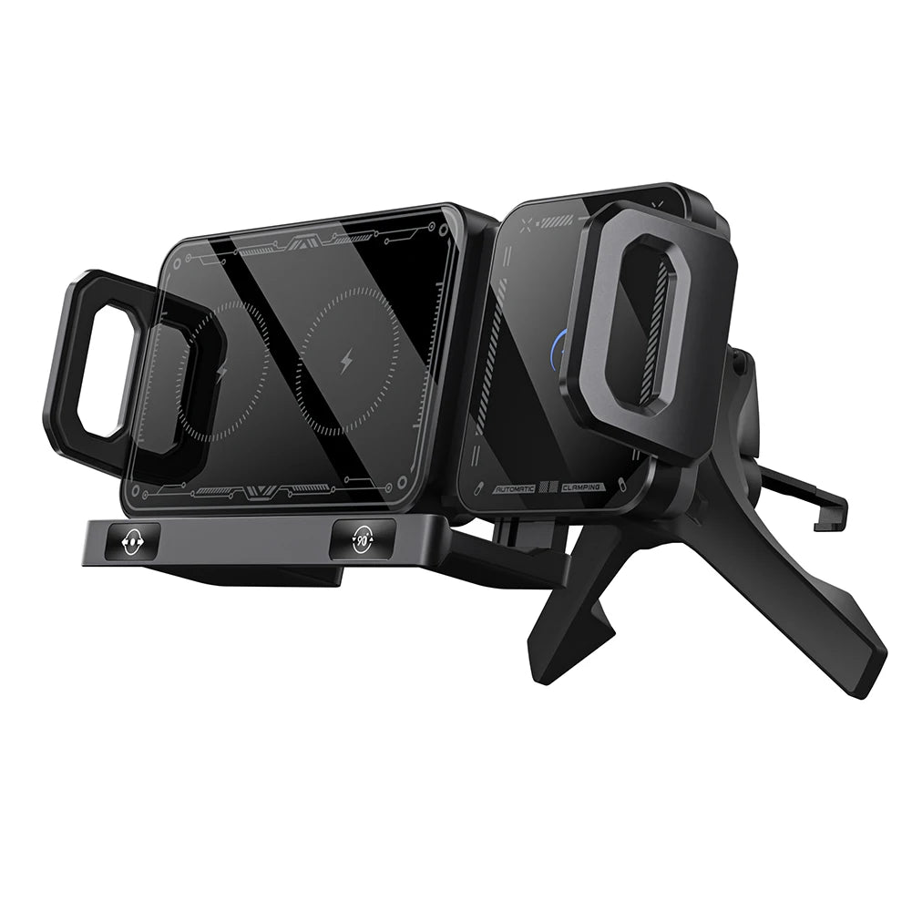 2 in 1 Auto Rotating Phone Holder