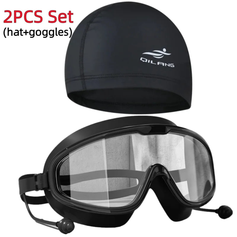 Wide View Anti Fog&UV Swimming Goggles UNISEX