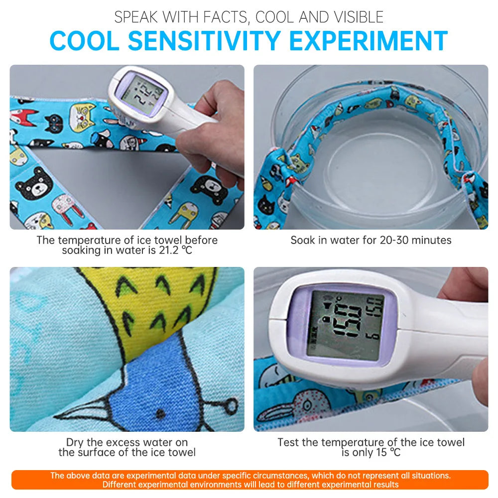 Summer Pet Cooling Ice Scarf Collar