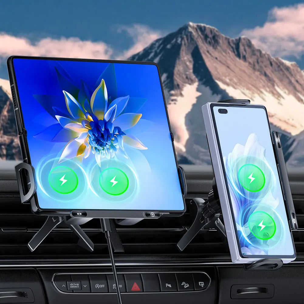2 in 1 Auto Rotating Phone Holder