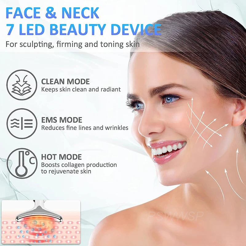 7 colors EMS red light therapy.