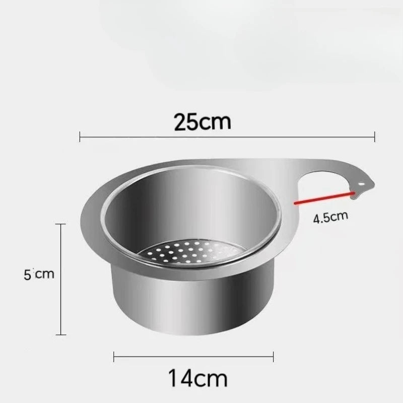 Stainless Steel Sink Strainer Basket