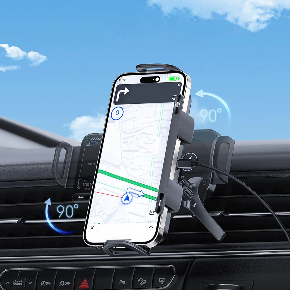 2 in 1 Auto Rotating Phone Holder