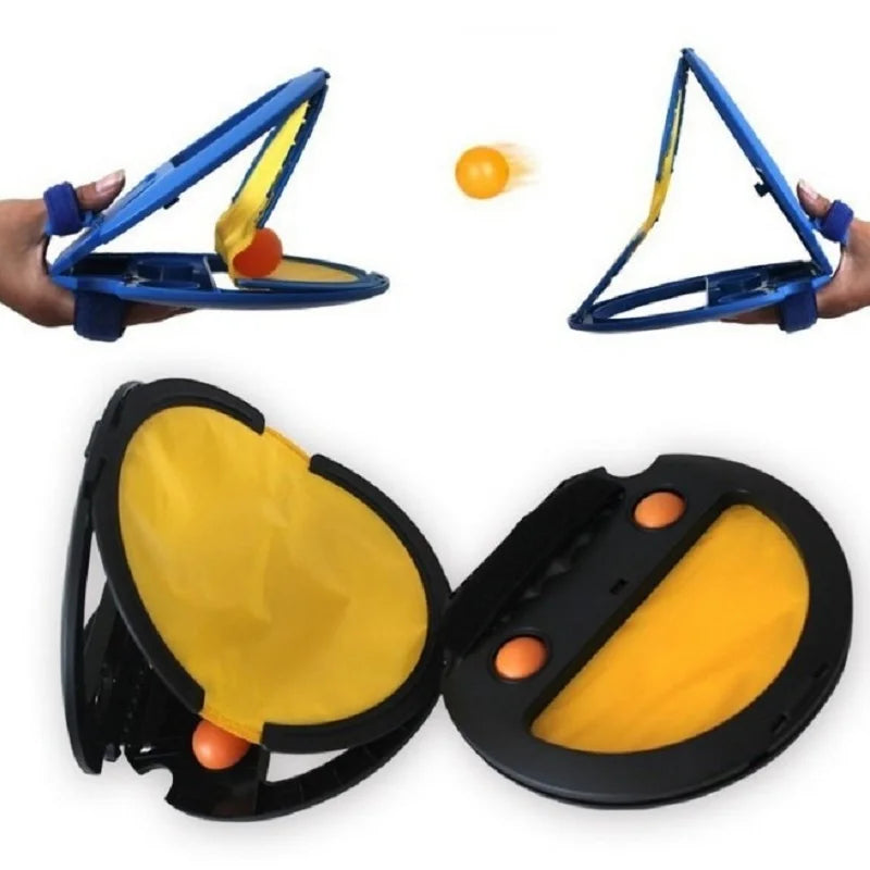 Hand-held ball rack