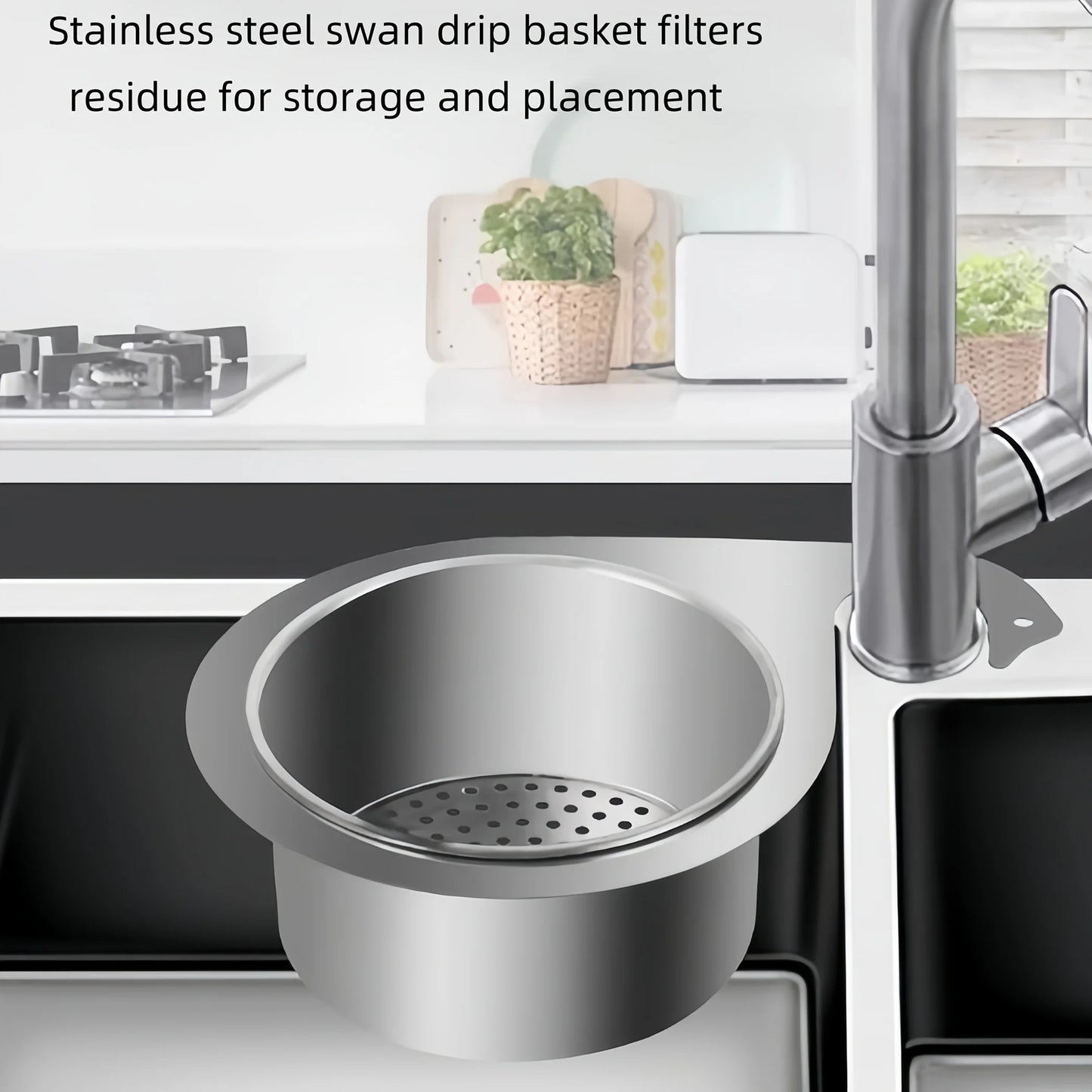 Stainless Steel Sink Strainer Basket