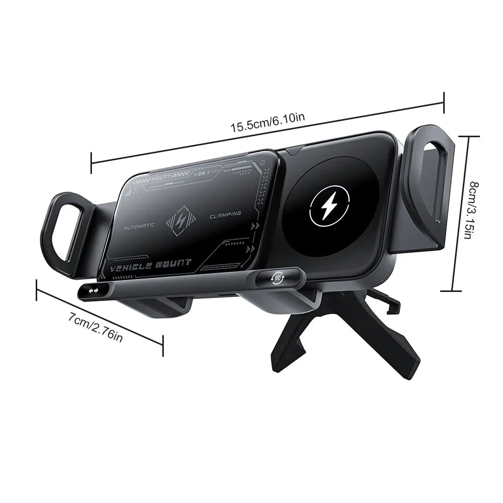 2 in 1 Auto Rotating Phone Holder
