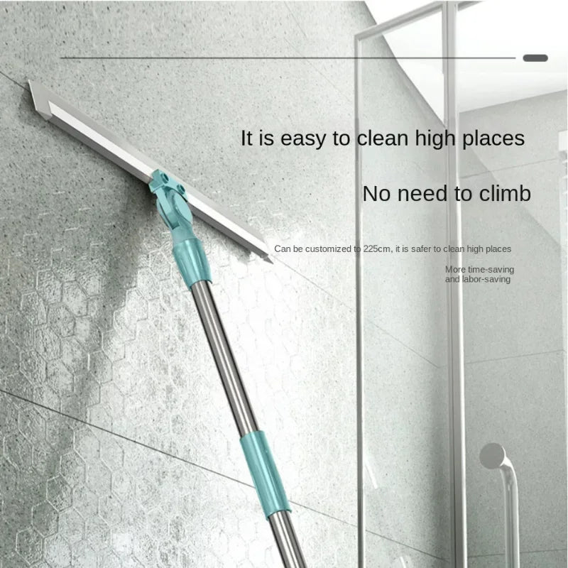 Toilet Bathroom Sweeping Silicone Artifact Ground Scraping Floor Cleaning Household Mop Toilet Wiper Magic Broom