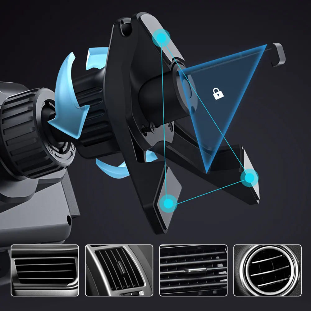 2 in 1 Auto Rotating Phone Holder