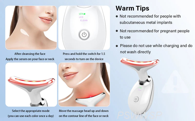 7 colors EMS red light therapy.