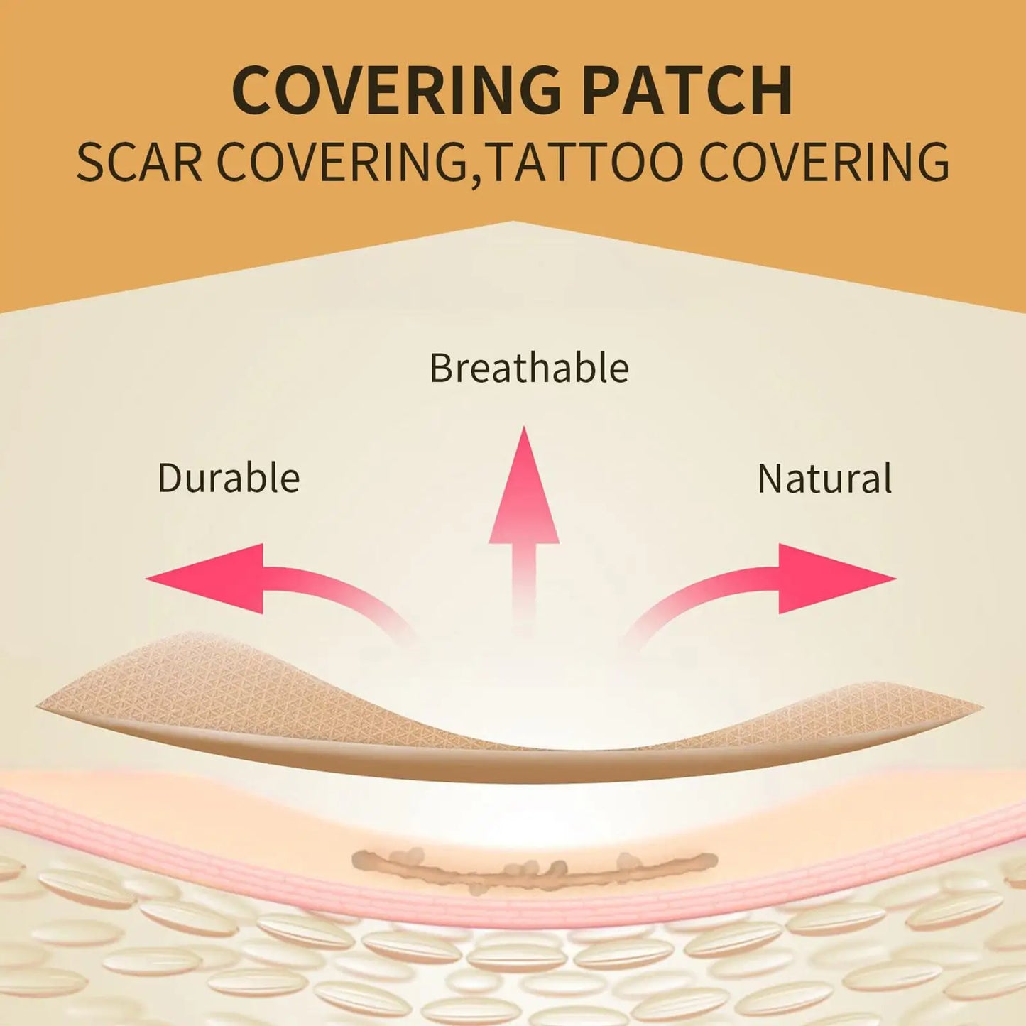 Tattoo And Scar Cover Up Patch (6 pcs)
