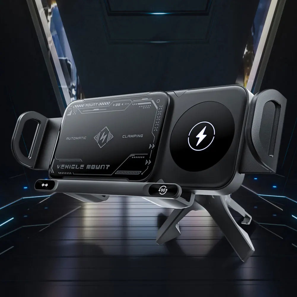 2 in 1 Auto Rotating Phone Holder