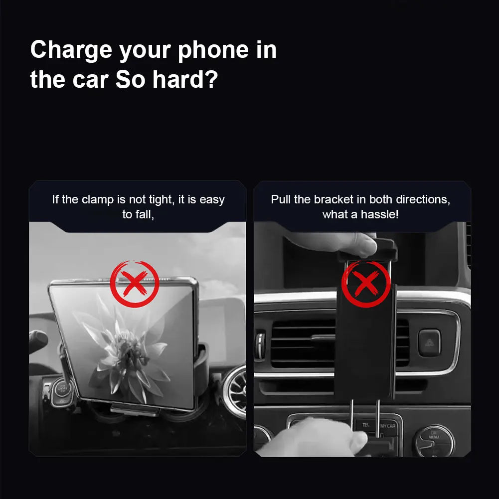 2 in 1 Auto Rotating Phone Holder