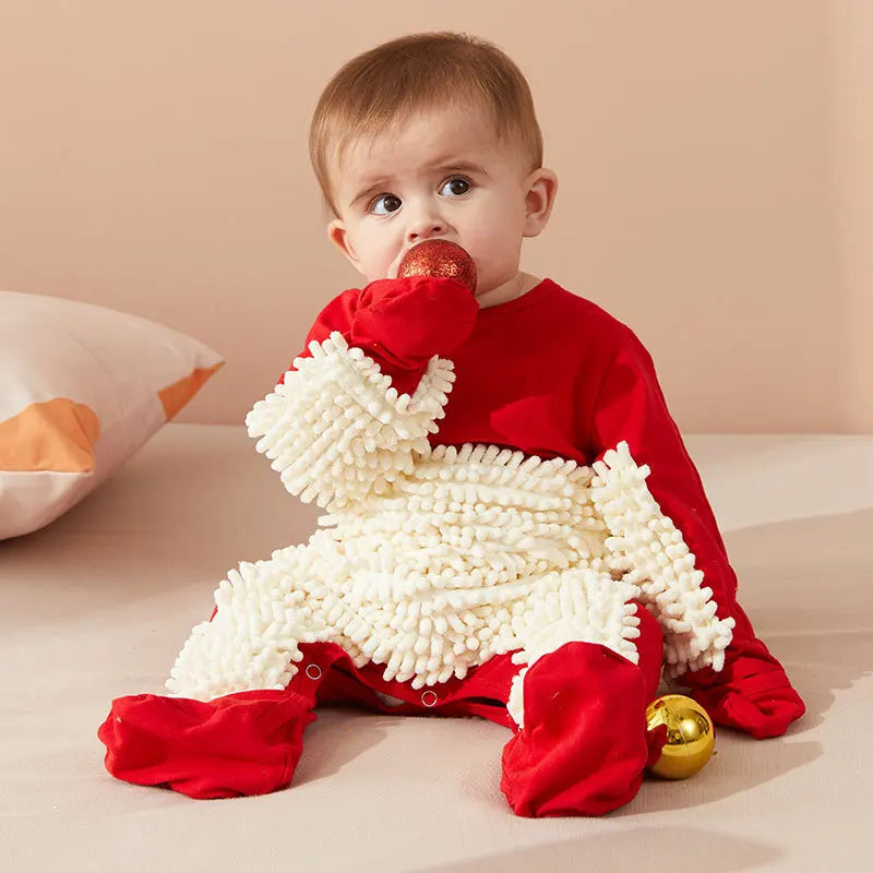 Mopster Baby Crawling Mopping Romper