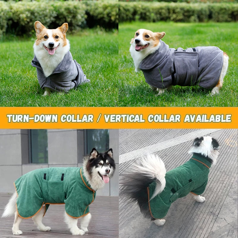 Dogs Bathrobe