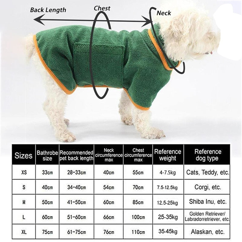 Dogs Bathrobe