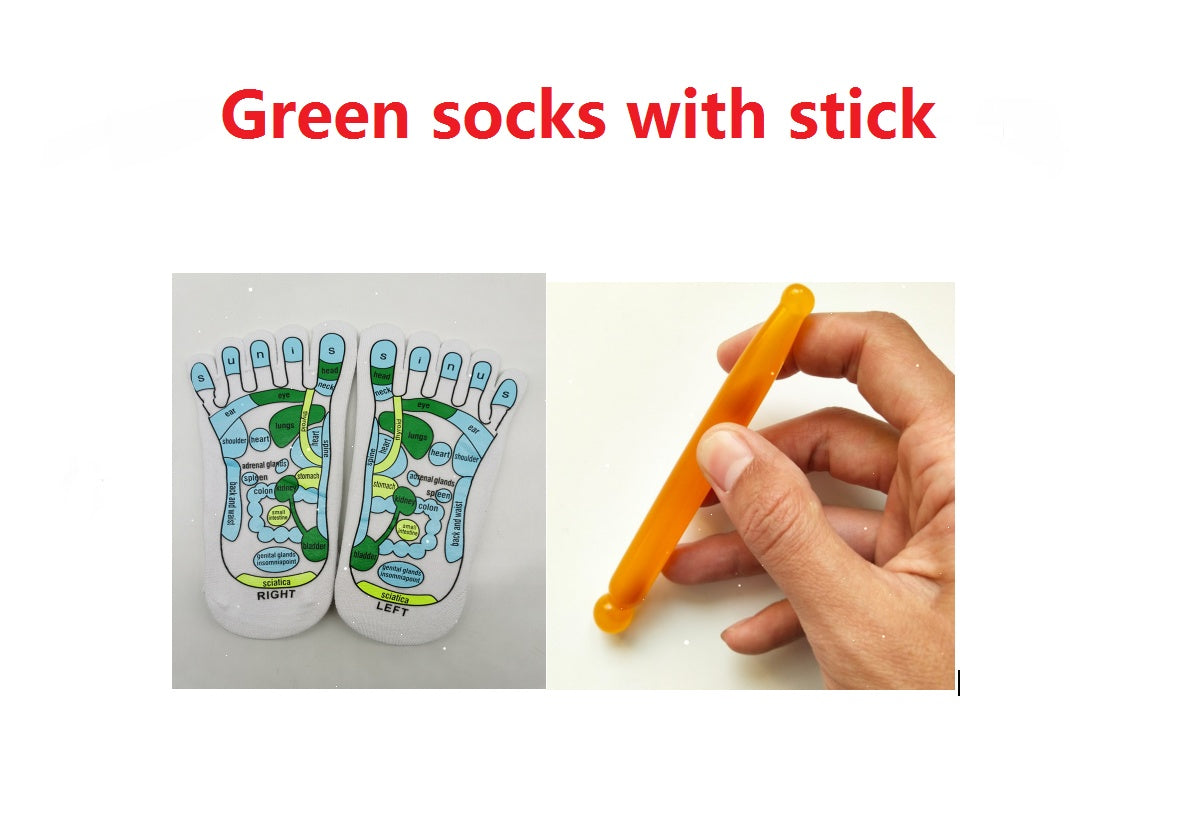 Reflexology Socks with Massage Tool