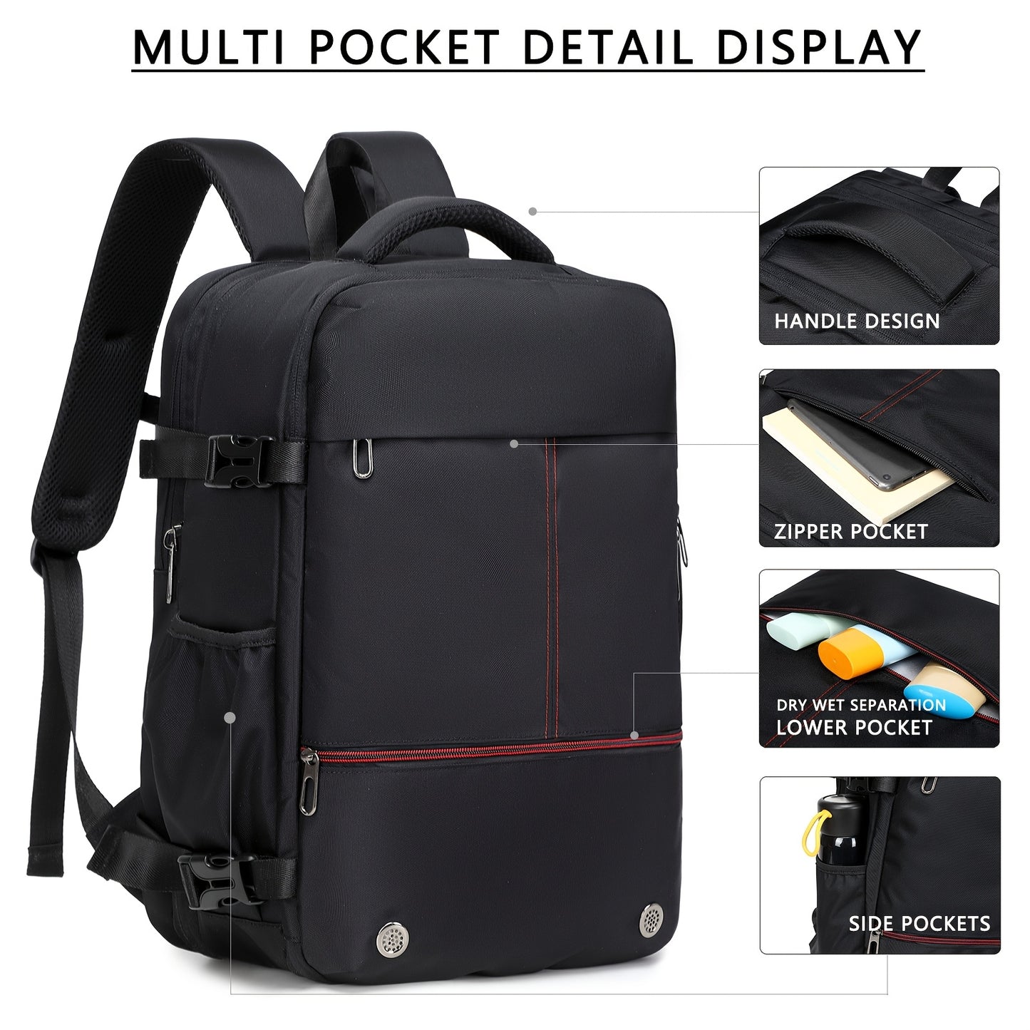 Expandable Vacuum Compression Backpack