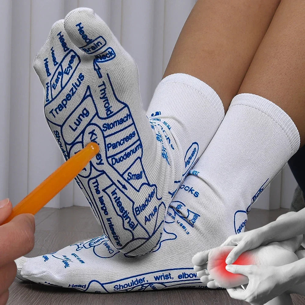 Reflexology Socks with Massage Tool