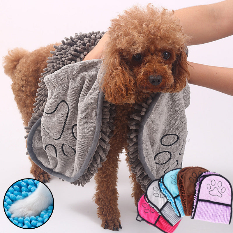 Quick-Drying Bath Towel For Pets