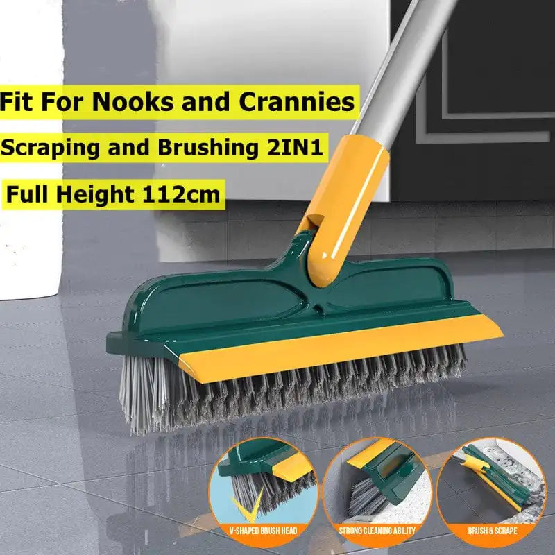 2 In 1 Floor Scrub Cleaning Brush