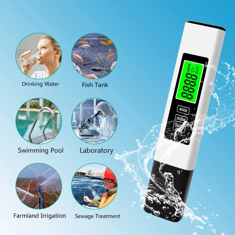 All-New 4 in 1 Tds Meter Digital Water Tester