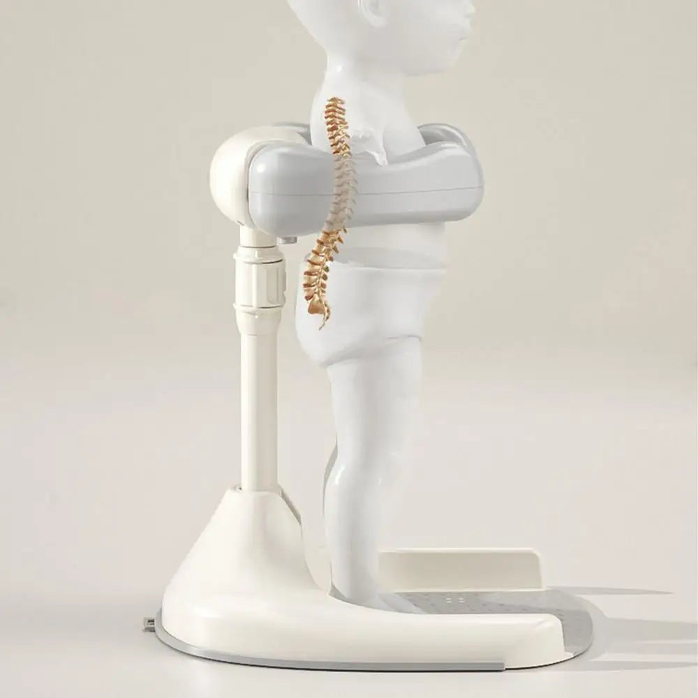 Portable Baby Bath Stand djustable Height Baby Shower Standing Support Wash Seat with Armrest Bath Helper Anti-Skip Base