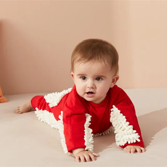 Mopster Baby Crawling Mopping Romper