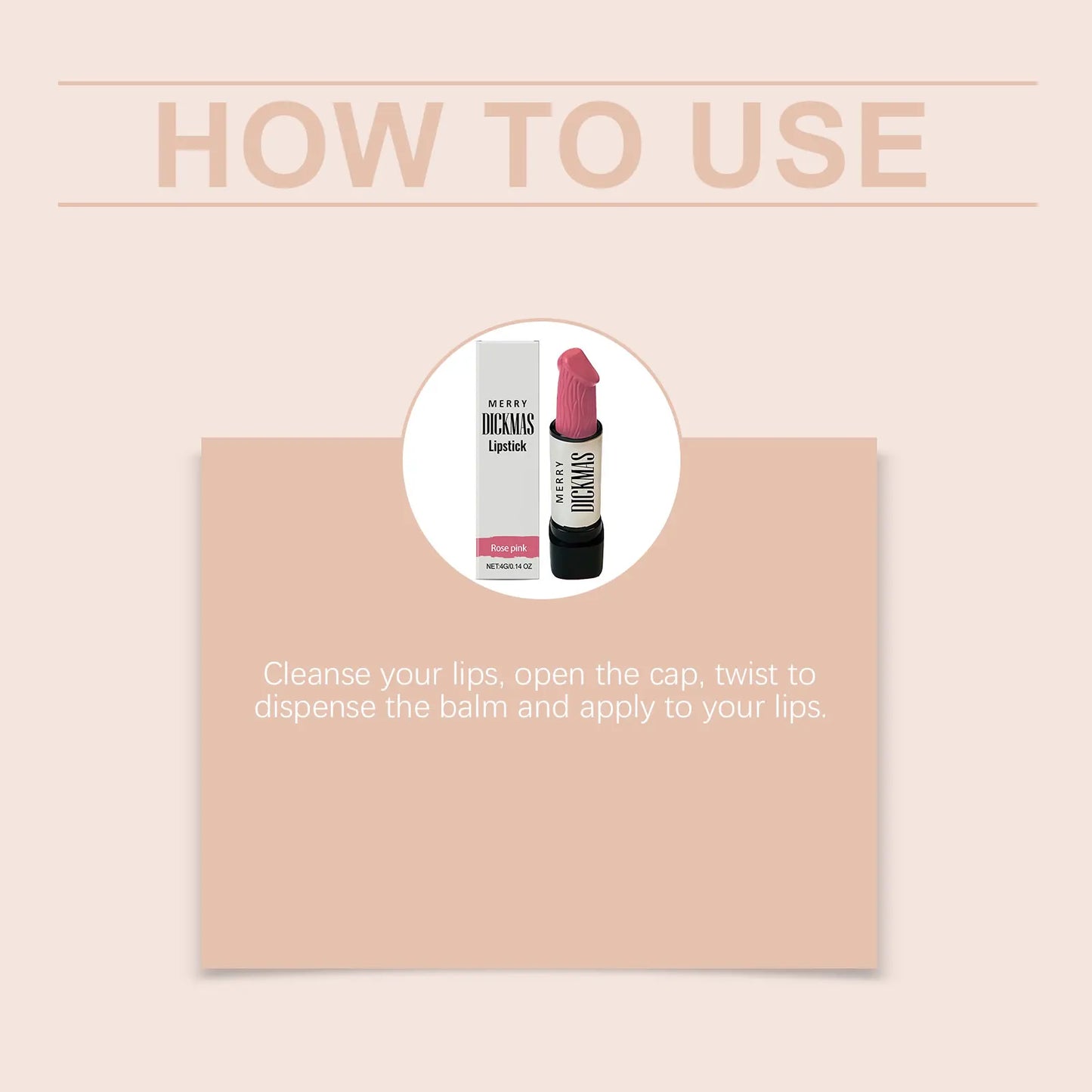 Funny natural lipstick