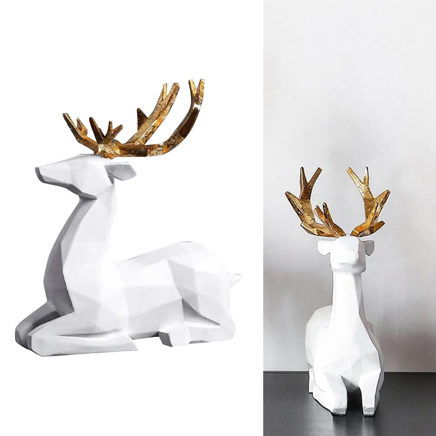 Elk Decor Statue Sculpture