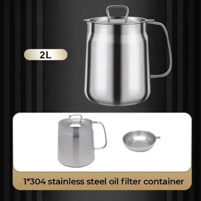 2-in-1 Oil Strainer Pot