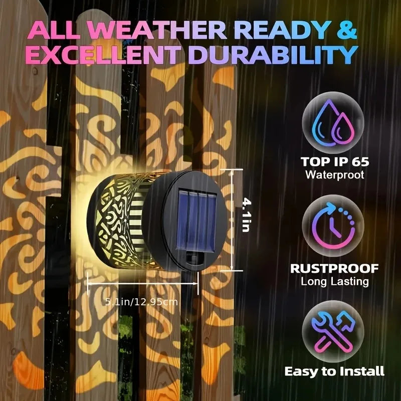 Seven Color Changing Solar Wall Lamp