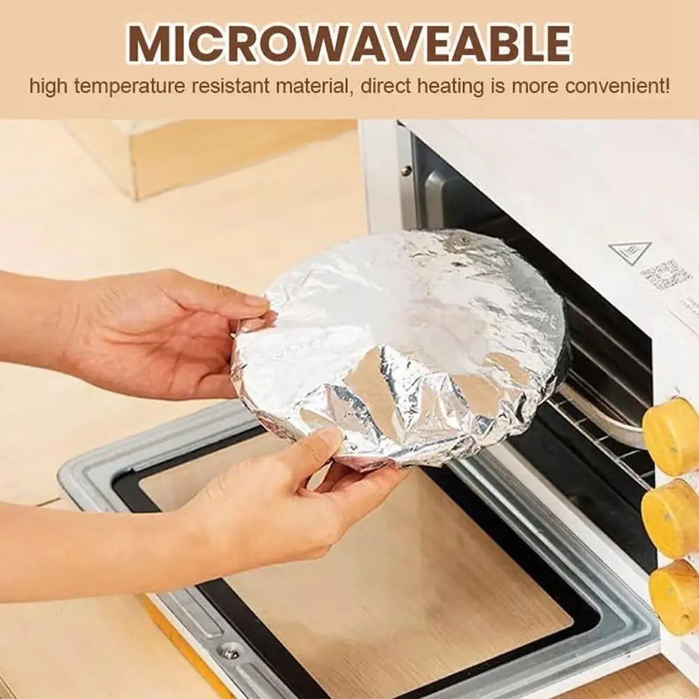 Reusable Aluminum Foil Food Covers