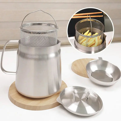 2-in-1 Oil Strainer Pot