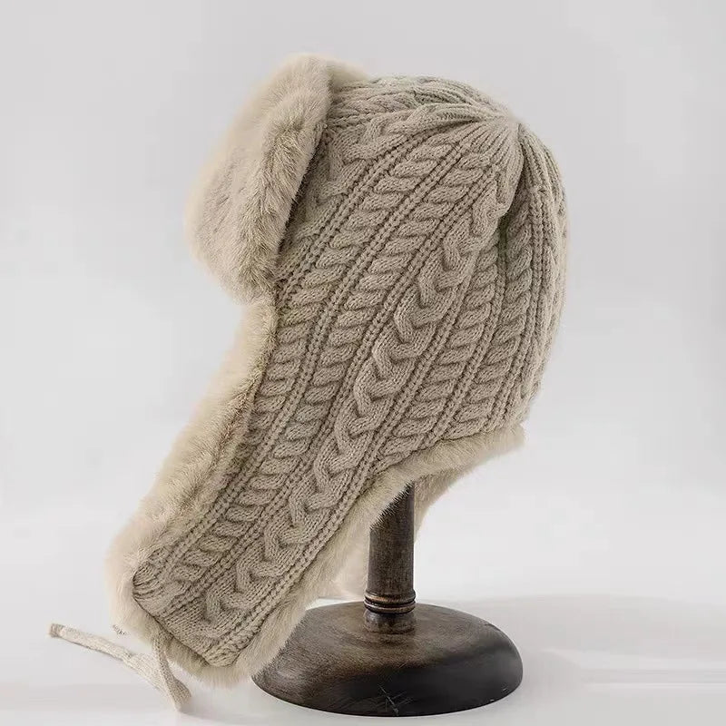 Winter Fleece Thickened Woolen Hat