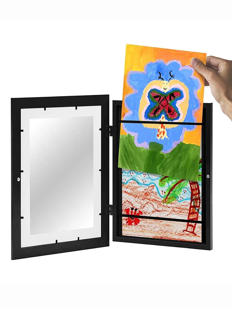 Wooden Magnetic Open Art Frame