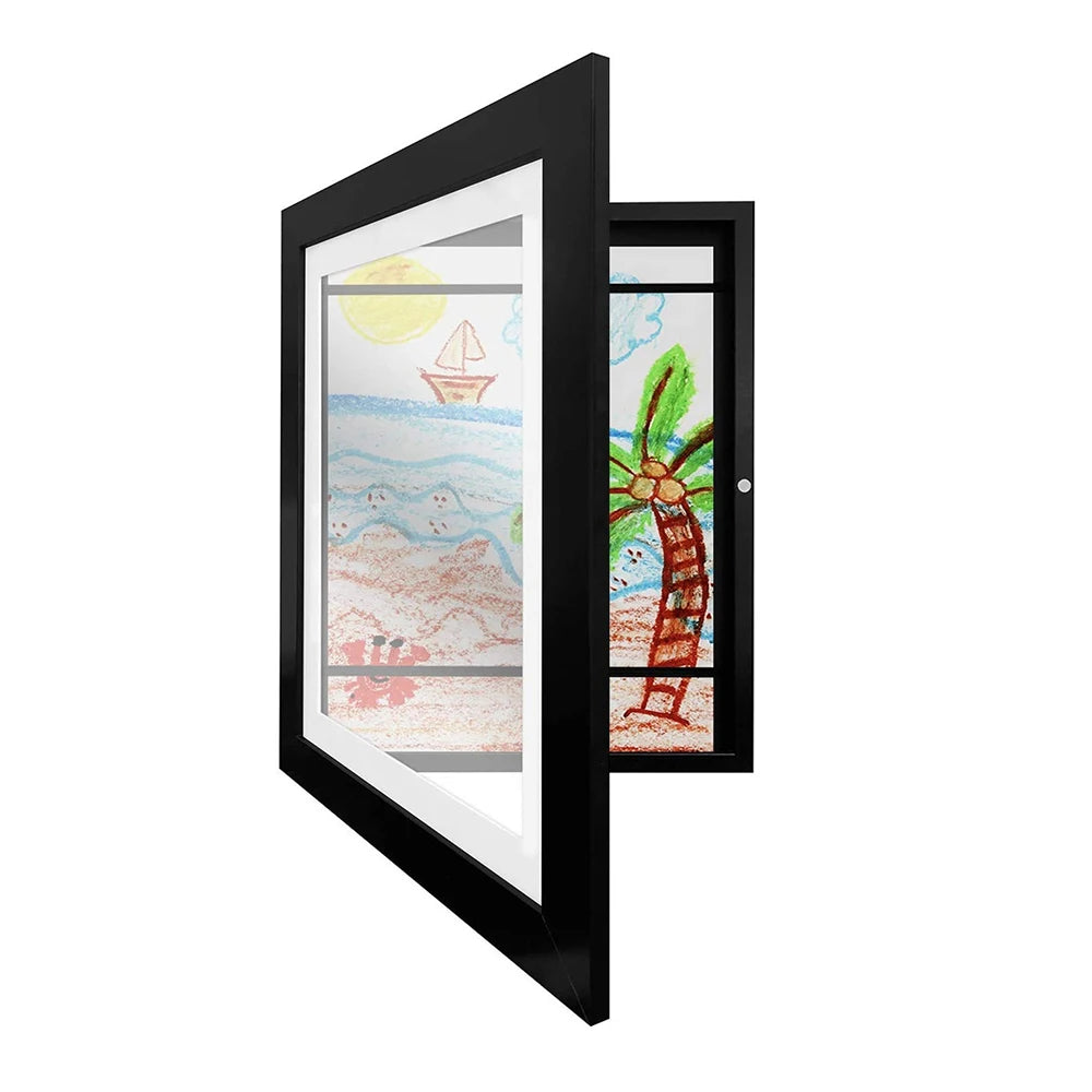 Wooden Magnetic Open Art Frame