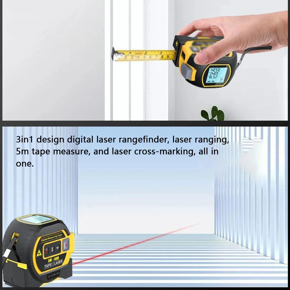 3In1 Laser Tape Measure 40M / 60M