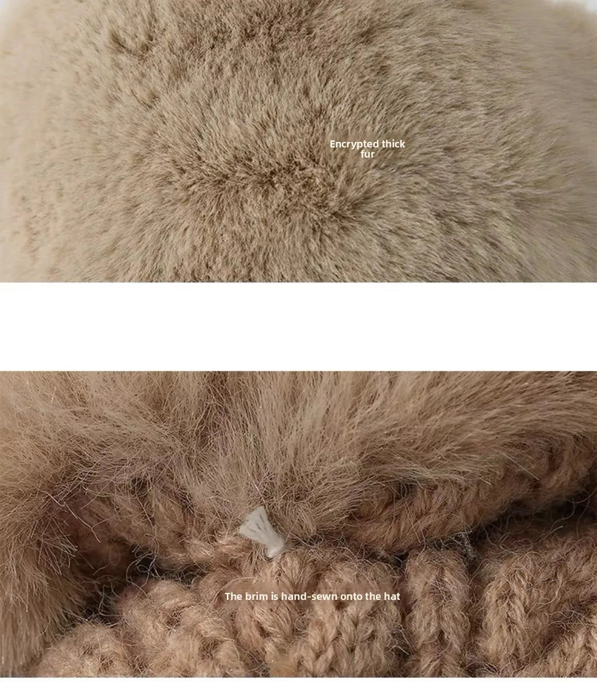 Winter Fleece Thickened Woolen Hat