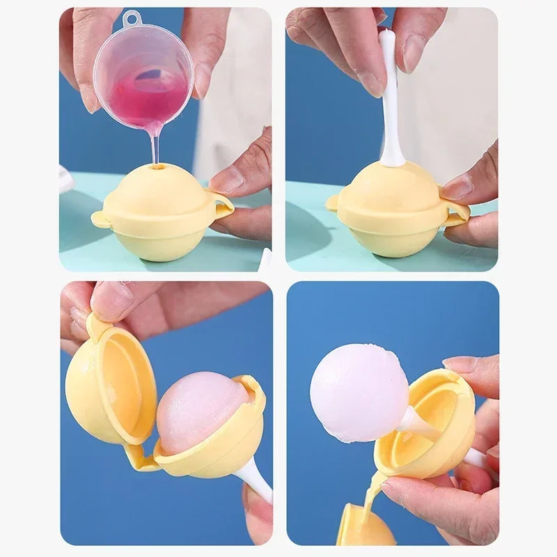 Lollipop Ice Cream Maker, Homemade Popsicle Molds