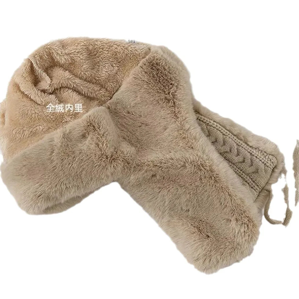 Winter Fleece Thickened Woolen Hat