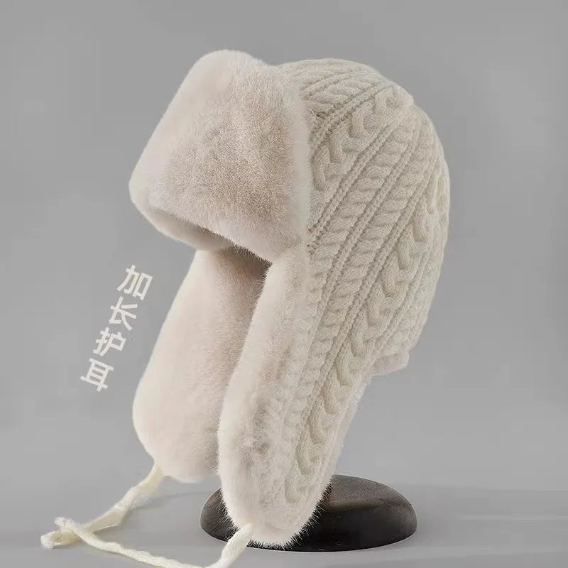 Winter Fleece Thickened Woolen Hat