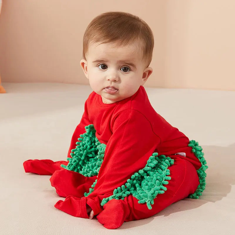 Mopster Baby Crawling Mopping Romper