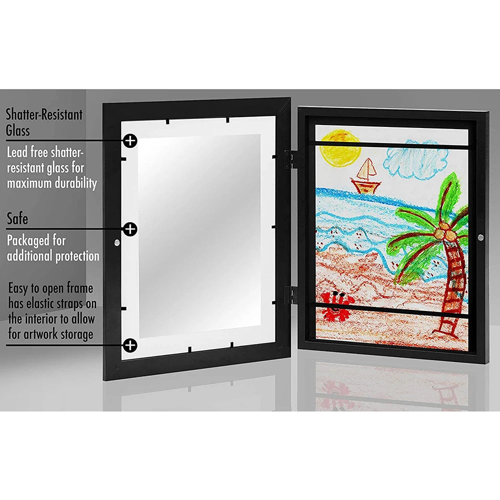 Wooden Magnetic Open Art Frame