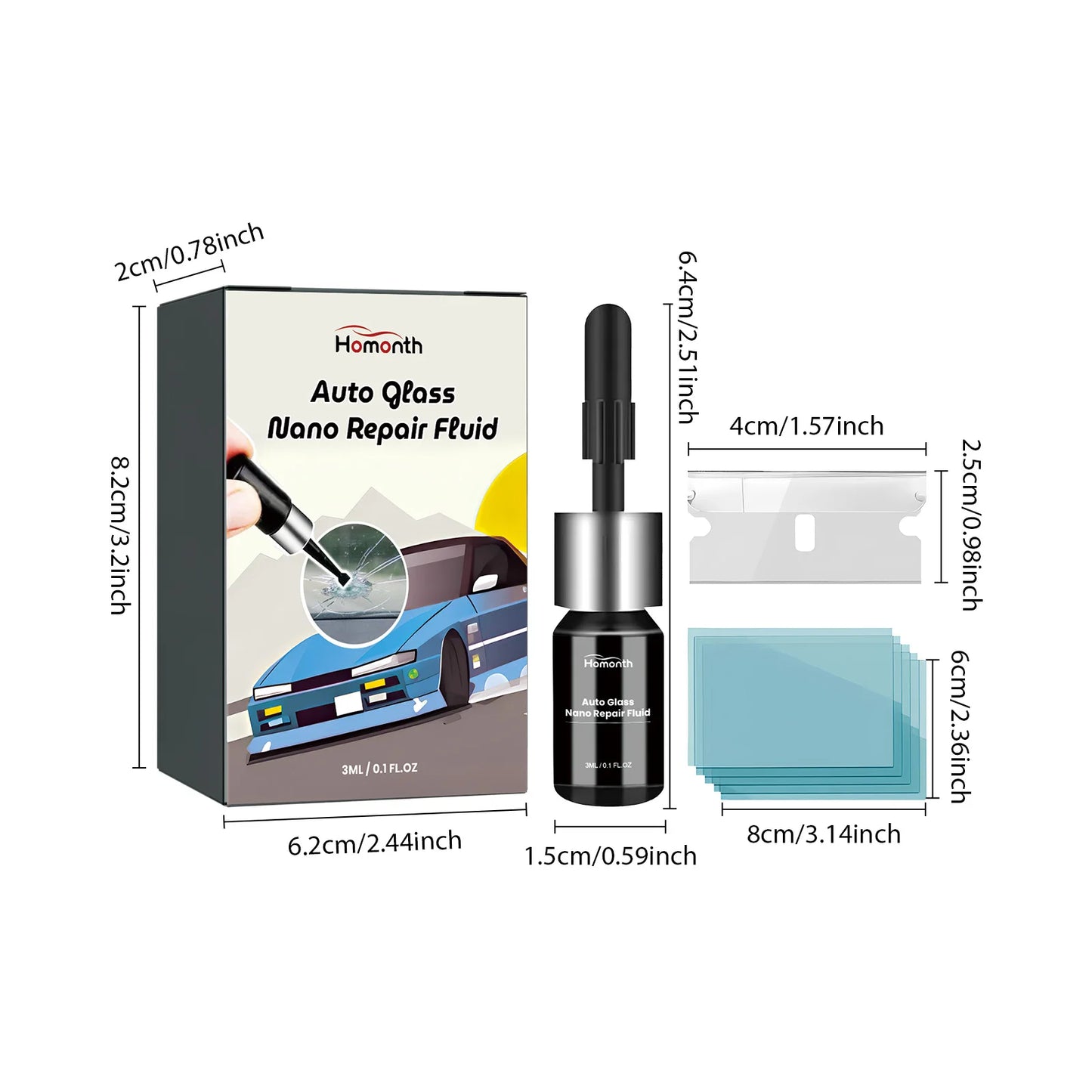 Cracked Glass Repair Kit