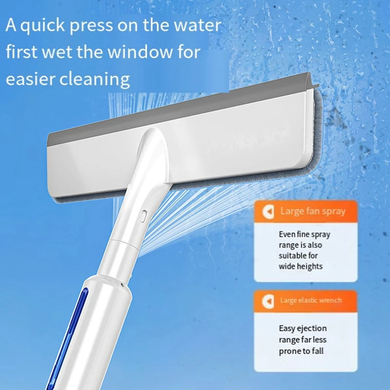 Squeegee For Window Cleaning With Spray