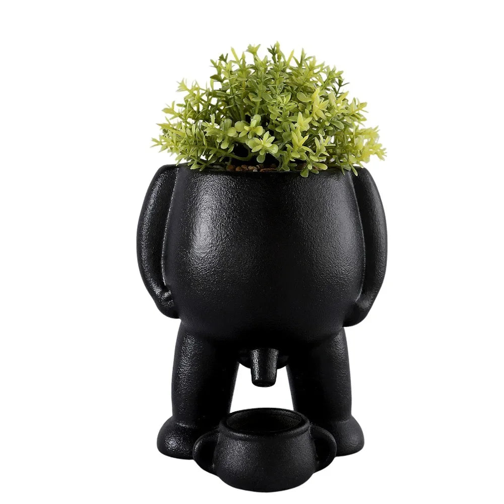 Peeing Plant Pot