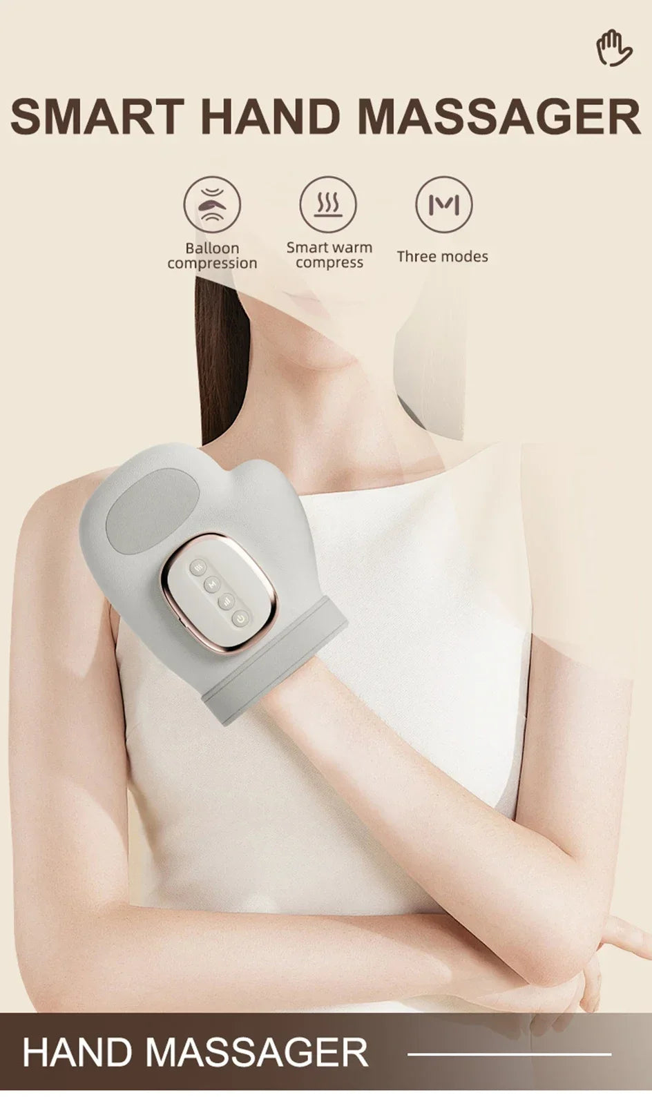 Hand Massager with Heat Therapy
